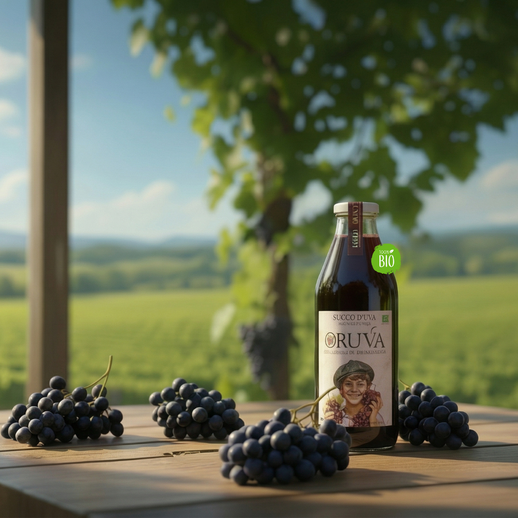 🍇 Succo d’Uva Bio - Bottiglie da 75cl